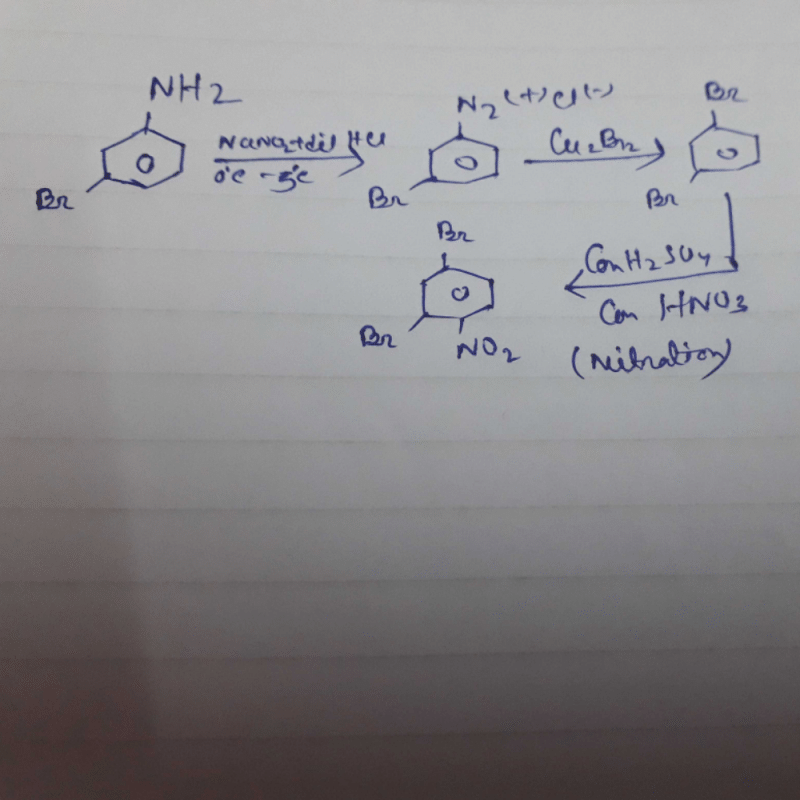 The Major Product For Above Sequence Of Reaction Is : A)b)c)d)Correct ...