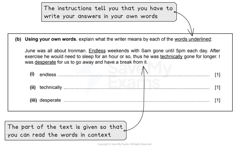 Answering the Question 2: Short Answer Questions - Year 11 PDF Download