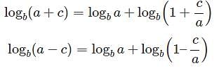 Logarithm Formula - Commerce