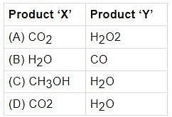 Case Based MCQ - Chemistry in Automobiles: For an internal combustion