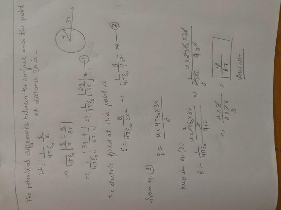 A hollow charged metal store sphere has radius