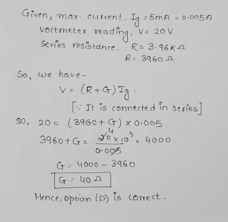A galvanometer can withstand safely a maximum currentof 5 mA. It is
