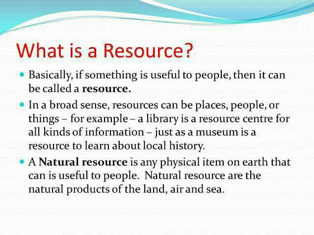 What Does Great Resource Mean