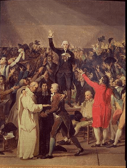 The Tennis Court Oath, 20th June 1789