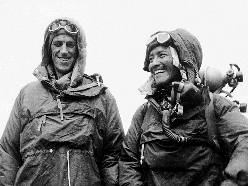Edmund Hillary and Sherpa Tenzing