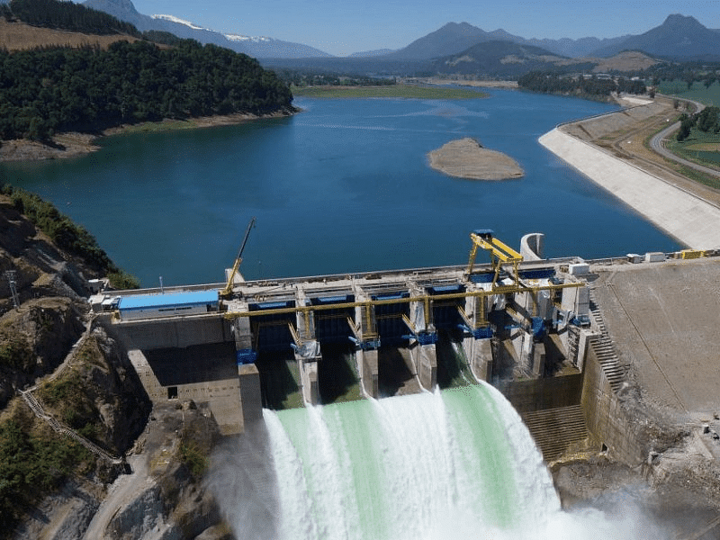 A Hydro- Power project in the Mountains