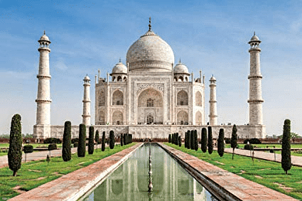 Taj Mahal is example of  Mughal heritage and culture