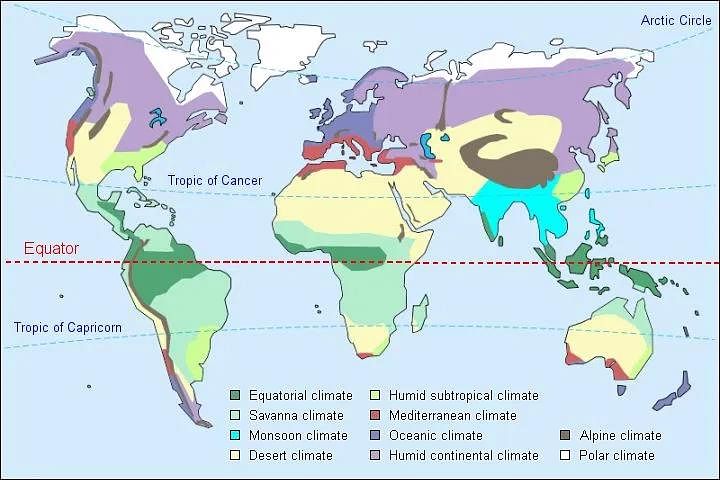 Climate World Map
