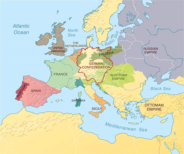 Europe after Treaty of Vienna