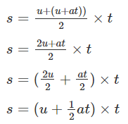 Kinematic Equations for Uniformly Accelerated Motion - Notes | Study Physics Class 11 - NEET