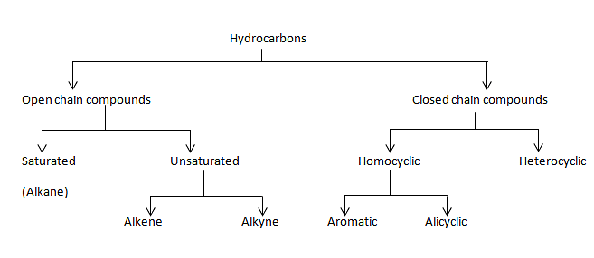 Classification of Hydrocarbons