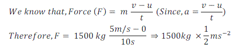 Numerical Problems Based on Newton's Second Law of Motion(2) - Force ...