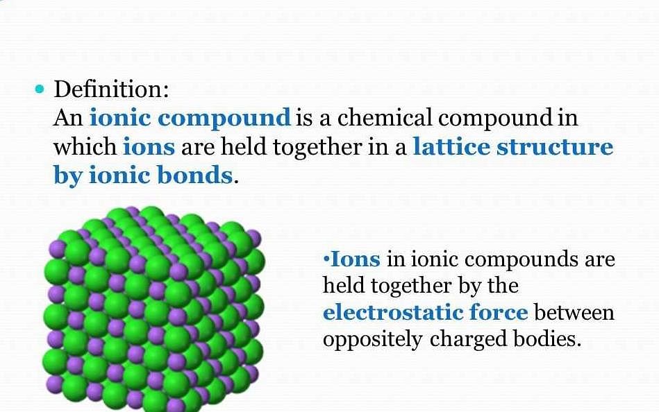 ionic compound definition