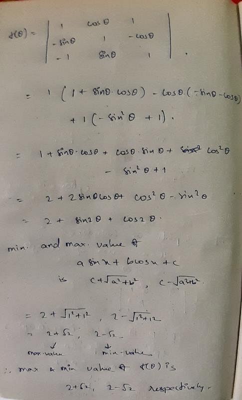 And A And B Are Respectively The Maximum And The Minimum Values Of F ...