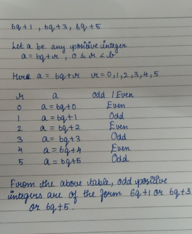 show-that-any-positive-odd-integer-is-of-the-form-6q-1-or-6q-3-or-6q