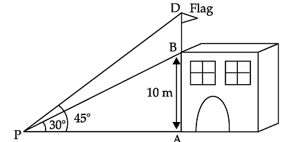 Class 10 Maths Chapter 9 Case Based Questions - Some Applications of Trigonometry