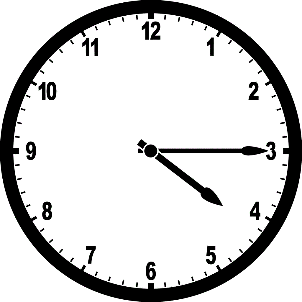 Clock 4:15 | ClipArt ETC