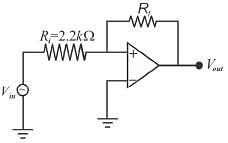 Given the Op Amp configuration is given figure below the value of