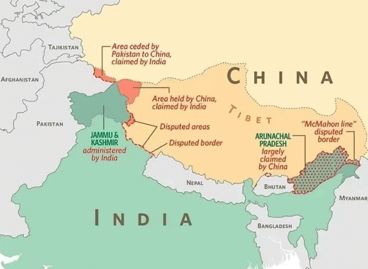 McMahon Line | ATLAS: Map based learning for UPSC CSE