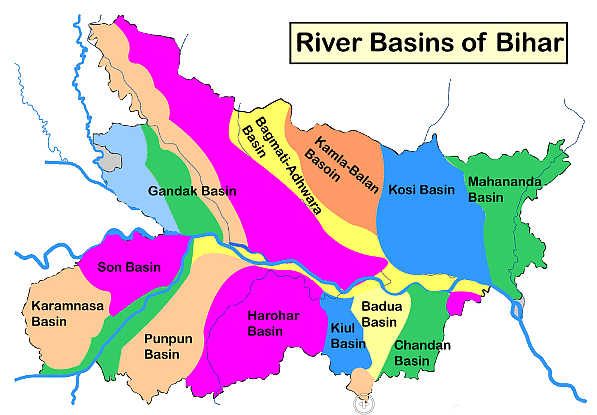 Important Rivers Of Bihar: Maps And Charts - BPSC Preparation: All ...