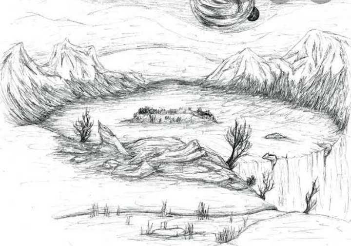 A wooden bridge in the village  How to draw scenery  using a pencil   YouTube  Drawing scenery Mountain landscape painting Pencil sketches  landscape