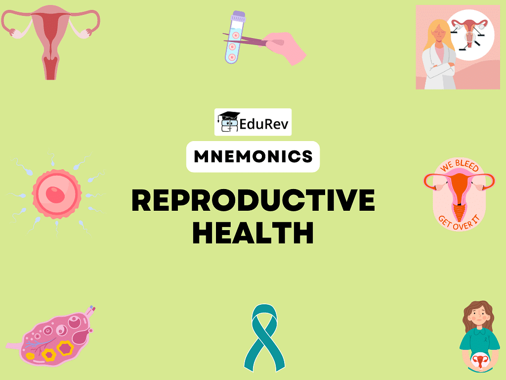 Mnemonics Reproductive Health Biology Class 12 Neet Pdf Download