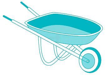 Wheel Barrow is an equipment used in a concrete project fora