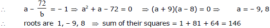 Examples: Quadratic Equations | Mathematics (Maths) Class 11 - Commerce