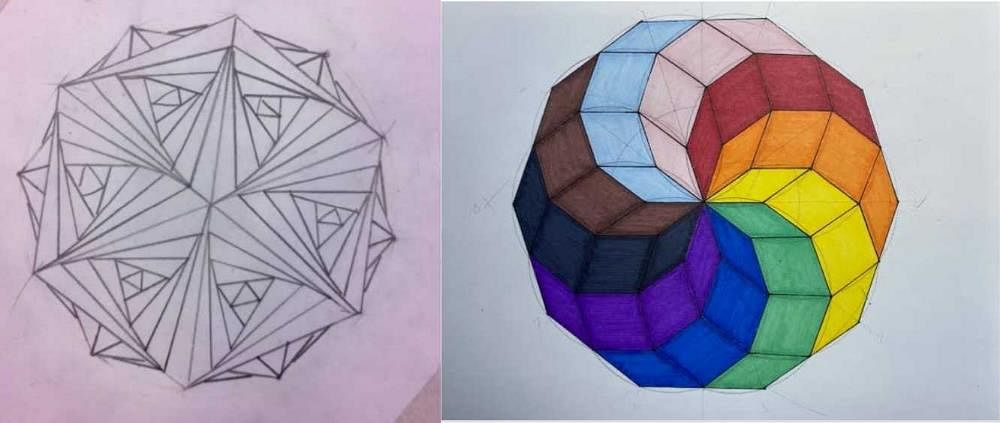 mathematical designs and patterns for drawing