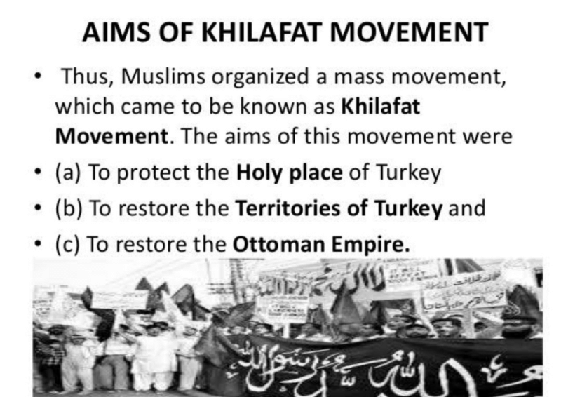 assignment on khilafat movement