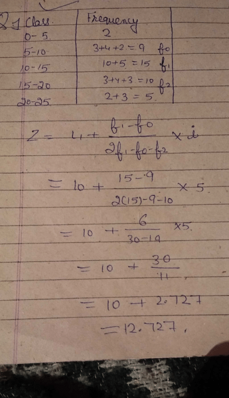 Calculate how mode to MODE function