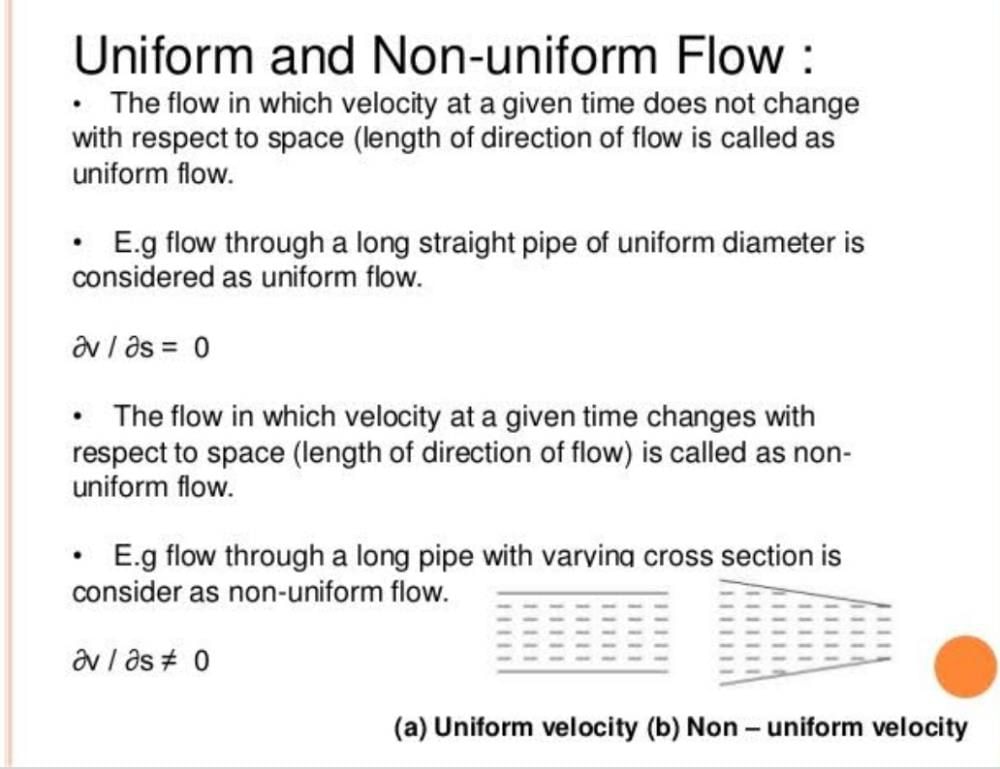 what-is-uniform-and-non-uniform-flow-edurev-class-10-question