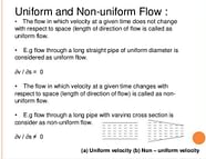 What Is Uniform And Non Uniform Flow EduRev Class 10 Question