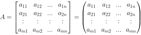 Matrices: Overview