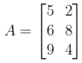 Matrices: Overview