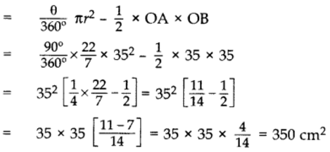 Class 10 Maths Chapter 11 Question Answers - Area Related to Circles
