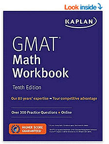 Kaplan GMAT Math Workbook 200+ Practice Questions + Online ~ Tenth