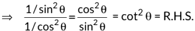 Class 10 Maths Chapter 8 Previous Year Questions - Introduction to Trigonometry