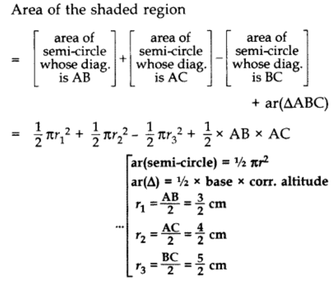 Class 10 Maths Chapter 11 Question Answers - Area Related to Circles