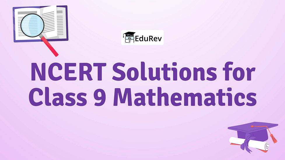 NCERT Solutions for Class 9 Maths PDF Download