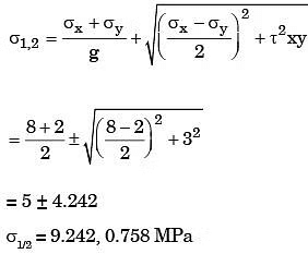 GATE Past Year Questions: Principal Stress & Strain | Strength of Materials (SOM) - Mechanical Engineering