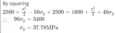 GATE Past Year Questions: Mohr`s Circle | Strength of Materials (SOM) - Mechanical Engineering