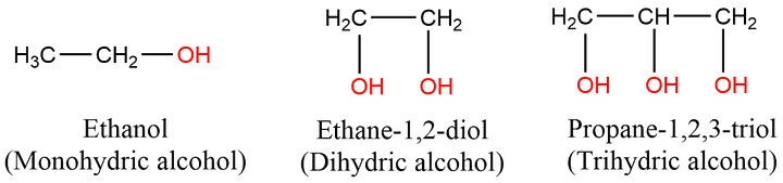Mono, Di &Trihydric Alcohols