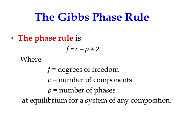 Phase Equilibrium, Phase Rule & Degrees of Freedom Notes | Study Physical Chemistry - Chemistry