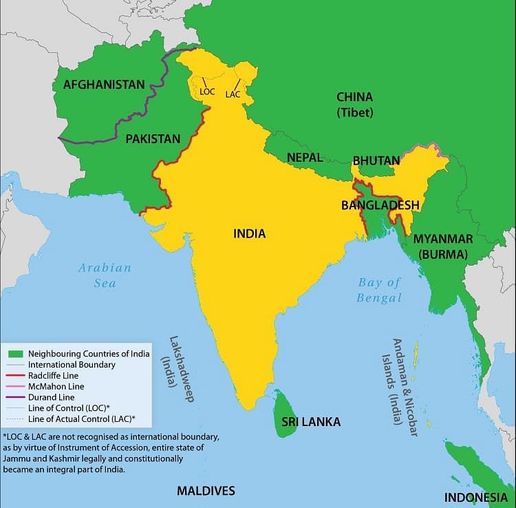 Neighboring Countries of India