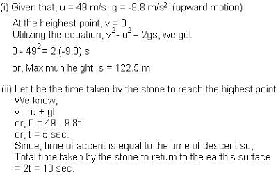 NCERT Solutions - Gravitation - Science Class 9 - Notes - Class 9