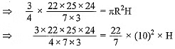 Class 10 Maths Chapter 12 Previous Year Questions - Surface Area and Volumes