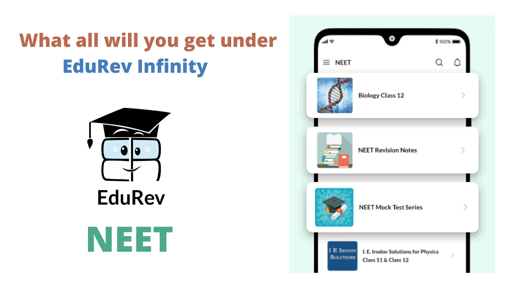 What all will you get under EduRev Infinity Package for NEET? Notes | Study Biology Class 11 - NEET