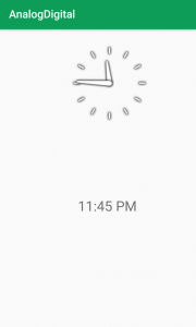 How to display an Analog clock and a Digital clock - Software ... image.
