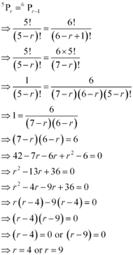 NCERT Solutions Class 11 Maths Chapter 6 - Permutations And Combinations